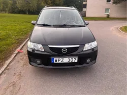 Svart Begagnad 2004 Mazda Premacy Exclusive-Line Minibuss | 24 800 kr