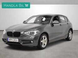 Grå Begagnad 2014 BMW 118 Sport Line Halvkombi | 99 800 kr (Marknadspris)
