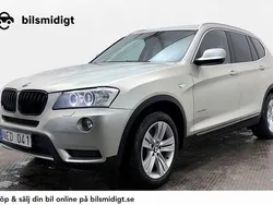 Ljusgrå Begagnad 2013 BMW X3 SUV | 119 700 kr (Marknadspris)