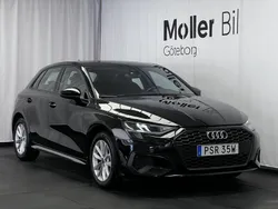 Svart (brilliantsvart) Begagnad 2022 Audi A3 Sportback Proline Halvkombi | 239 900 kr (Marknadspris)