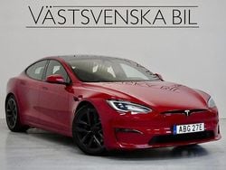 Röd Begagnad 2022 Tesla Model S Plaid Halvkombi | 789 000 kr (Dyr)