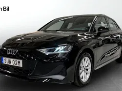Svart Begagnad 2025 Audi A3 Sportback Proline Halvkombi | 309 000 kr (Marknadspris)