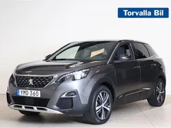 Mörkgrå Begagnad 2017 Peugeot 3008 GT-line SUV | 184 900 kr (Marknadspris)