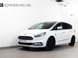 Vit Begagnad 2017 Ford S-MAX Vignale Minibuss | 124 900 kr (Bra pris)