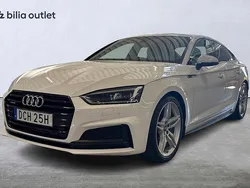 Vit Begagnad 2019 Audi A5 Sportback S-Line Halvkombi | 309 900 kr (Marknadspris)
