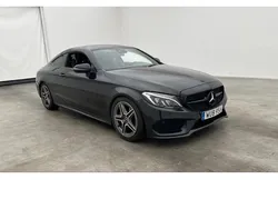 Svart Begagnad 2017 Mercedes C300 AMG Sportkupé | 320 000 kr (Bra pris)