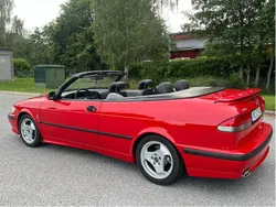 Röd Begagnad 2000 Saab 9-3 Cabriolet Cab | 105 000 kr (Marknadspris)