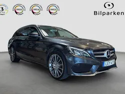 Grå Begagnad 2015 Mercedes C220 AMG line Kombi | 219 990 kr (Marknadspris)