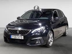 Svart Begagnad 2018 Peugeot 308 GT-line Halvkombi | 134 900 kr (Marknadspris)