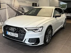 Glaciärvit metallic Begagnad 2024 Audi A6 S-Line Kombi | 549 000 kr (Dyr)