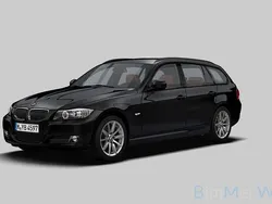 Svart Begagnad 2011 BMW 330 Sport Line Kombi | 85 000 kr (Marknadspris)