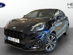 Svart (black) Begagnad 2022 Ford Puma ST-Line SUV | 229 900 kr (Bra pris)