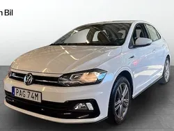 Vit Begagnad 2019 VW Polo R-line Sedan | 150 000 kr