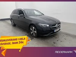 Svart Begagnad 2021 Mercedes C300e Avantgarde Kombi | 394 800 kr (Superpris)
