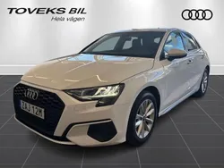 Vit (ibisvit) Begagnad 2021 Audi A3 Sportback Proline Halvkombi | 199 000 kr (Marknadspris)