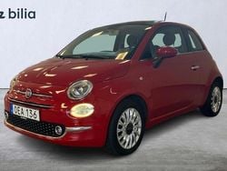 Röd Begagnad 2016 Fiat 500 Lounge Halvkombi | 69 900 kr (Marknadspris)