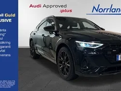 Mytsvart metallic Begagnad 2022 Audi e-tron Sportback S-Line SUV | 629 000 kr (Dyr)