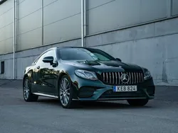 Grön Begagnad 2017 Mercedes E400 AMG line Sportkupé | 325 000 kr (Superpris)