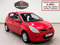 Röd Begagnad 2010 Hyundai i20 Halvkombi | 29 000 kr (Dyr)