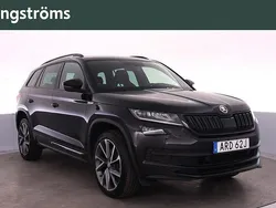 Svart (vit) Begagnad 2019 Skoda Kodiaq SportLine SUV | 339 000 kr (Lite dyr)