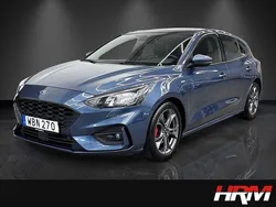 Blå Begagnad 2019 Ford Focus ST-Line Halvkombi | 179 900 kr (Marknadspris)