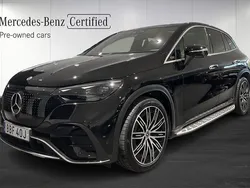 Svart Begagnad 2024 Mercedes EQE350 AMG line SUV | 779 000 kr (Bra pris)