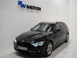 Svart Begagnad 2017 BMW 318 Sport Line Kombi | 114 900 kr (Marknadspris)