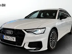 Glaciärvit metallic Begagnad 2024 Audi A6 S-Line Kombi | 599 000 kr (Lite dyr)
