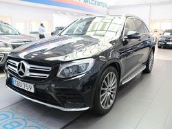 Svart Begagnad 2018 Mercedes GLC220 AMG SUV | 299 900 kr (Marknadspris)