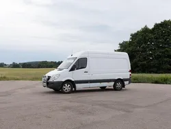 Vit Begagnad 2008 Mercedes Sprinter Van | 75 000 kr (Bra pris)