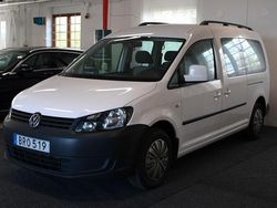 Vit Begagnad 2014 VW Caddy Maxi Minibuss | 149 900 kr