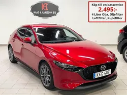 Röd Begagnad 2018 Mazda 3 Kombi | 229 000 kr (Marknadspris)
