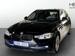 Svart (black) Begagnad 2017 BMW 320 Sport Line Kombi | 189 900 kr (Bra pris)