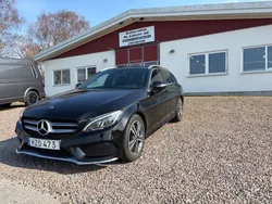 Svart Begagnad 2017 Mercedes C220 AMG line Kombi | 249 000 kr (Lite dyr)