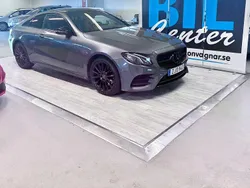 Grå Begagnad 2018 Mercedes E220 AMG line Sportkupé | 425 000 kr (Marknadspris)