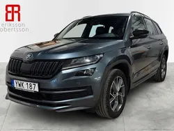 Grå Begagnad 2019 Skoda Kodiaq SportLine SUV | 359 900 kr (Dyr)