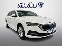 Vit Begagnad 2022 Skoda Octavia G-TEC Kombi | 259 000 kr (Marknadspris)