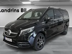 Svart Begagnad 2022 Mercedes V300 AMG line Minibuss | 739 900 kr (Lite dyr)
