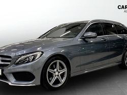 Grå Begagnad 2017 Mercedes C220 AMG line Kombi | 179 900 kr (Marknadspris)