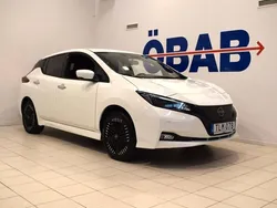 Vit Begagnad 2022 Nissan Leaf N-Connecta Halvkombi | 279 900 kr (Dyr)