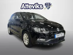 Svart Begagnad 2016 VW Polo Halvkombi | 149 900 kr (Marknadspris)