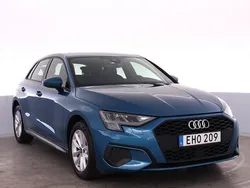 Blå Begagnad 2022 Audi A3 Sportback Proline Halvkombi | 229 000 kr (Marknadspris)