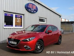 Röd (röd metallic) Begagnad 2014 Mazda 3 Inclusive Halvkombi | 129 000 kr (Bra pris)