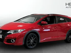 Röd (red) Begagnad 2016 Honda Civic Kombi | 119 900 kr