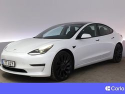Vit Begagnad 2022 Tesla Model 3 Performance Sedan | 339 900 kr (Bra pris)