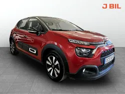 Röd Begagnad 2022 Citroën C3 Shine Halvkombi | 169 900 kr (Marknadspris)