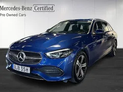 Blå Begagnad 2022 Mercedes C200 Avantgarde Kombi | 409 900 kr (Marknadspris)