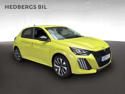 Gul Ny 2024 Peugeot 208 Active Halvkombi | 189 900 kr (Superpris)