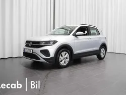 Silver (reflex silver metallic) Begagnad 2024 VW T-Cross Life SUV | 209 500 kr (Marknadspris)