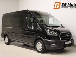 Svart Begagnad 2020 Ford Transit Kombi | 349 900 kr (Dyr)